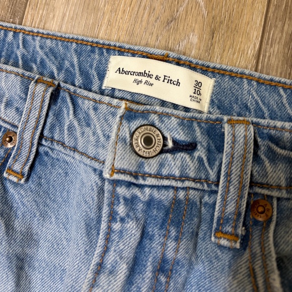 Abercrombie & Fitch Light Blue Midi Skirt - Picture 8 of 12